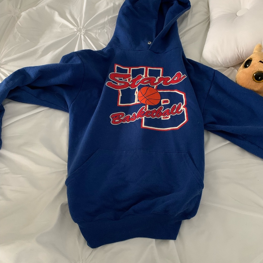Blue Basketball Hoodie for Kids